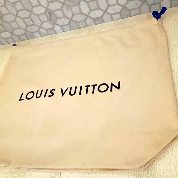 Louis Vuitton Very XL Handbag/Brief Case Drawstring Dust Bag Approx.24"x20"x7.5" - Picture 1 of 4